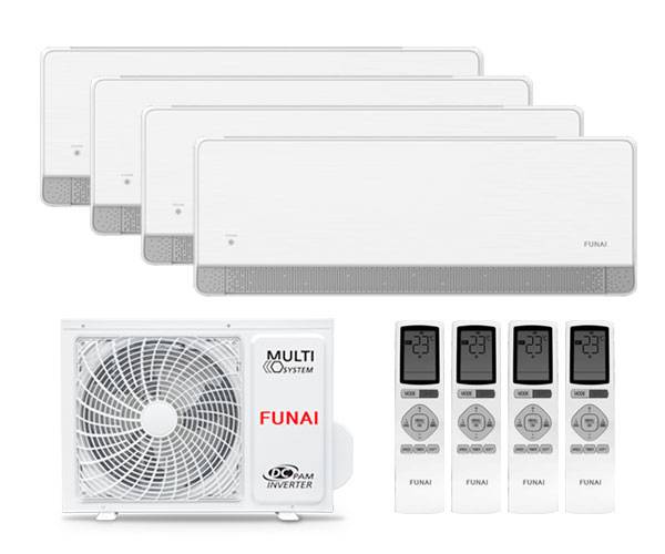 Мульти сплит-система Funai 4 x RAM-I-KMS30HP.W01/S / RAM-I-4OK105HP.01/U Мульти сплит-система Funai 4 x RAM-I-KMS30HP.W01/S / RAM-I-4OK105HP.01/U