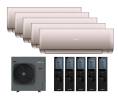Мульти сплит-система Casarte 5 x CAS25CX1/R3-G / 5U125CM1/R3