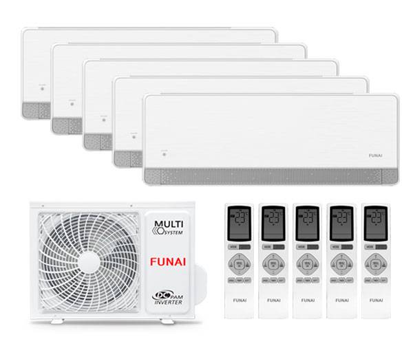 Мульти сплит-система Funai 5 x RAM-I-KMS30HP.W01/S / RAM-I-5OK120HP.01/U Мульти сплит-система Funai 5 x RAM-I-KMS30HP.W01/S / RAM-I-5OK120HP.01/U