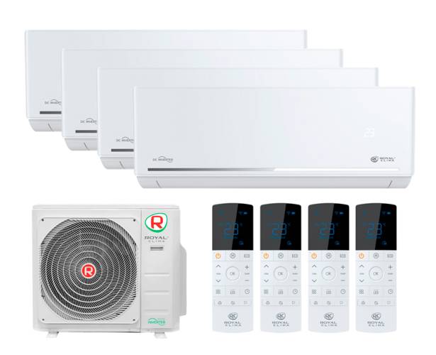 Мульти сплит-система Royal Clima 4 х RCI-FС09HN / 4RMX-28HN/OUT Мульти сплит-система Royal Clima 4 х RCI-FС09HN / 4RMX-28HN/OUT