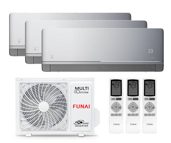 Мульти сплит-система Funai 3 x RAM-I-KM30HP.W01/S / RAM-I-3OK60HP.01/U Мульти сплит-система Funai 3 x RAM-I-KM30HP.W01/S / RAM-I-3OK60HP.01/U