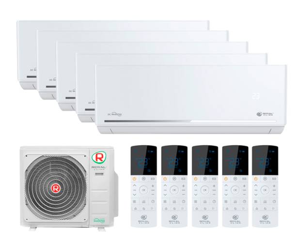 Мульти сплит-система Royal Clima 5 х RCI-FС09HN / 5RMN-42HN/OUT Мульти сплит-система Royal Clima 5 х RCI-FС09HN / 5RMN-42HN/OUT