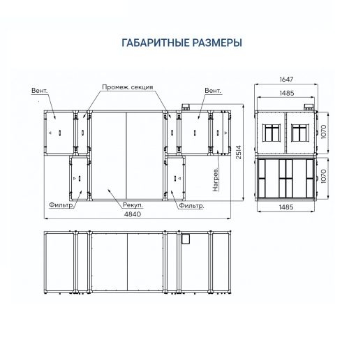 Приточно-вытяжная установка Turkov CRIOVENT S 12500 E. Фото 4