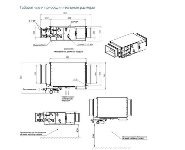 Приточная установка Breezart 2000 Aqua W NF. Фото 4