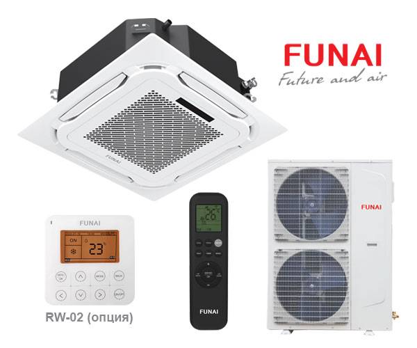 Кассетный кондиционер FUNAI LAC-DR140HP.C01/S / PAN DR-4LY / LAC-DR140HP.01/U