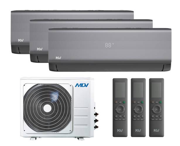 Мульти сплит-система MDV 3 x MDSALF-09HRFN8 / MD3O-21HFN8 Мульти сплит-система MDV 3 x MDSALF-09HRFN8 / MD3O-21HFN8