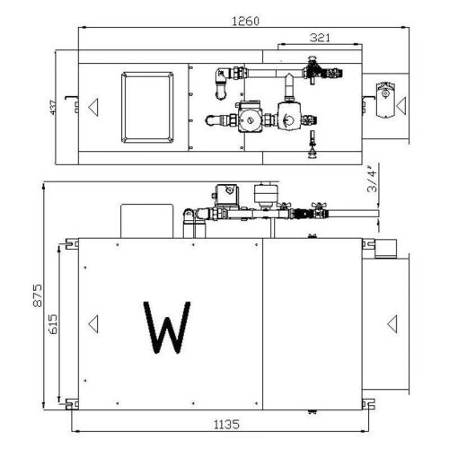 Приточная установка Turkov Capsule 2100 W 3R. Фото 6