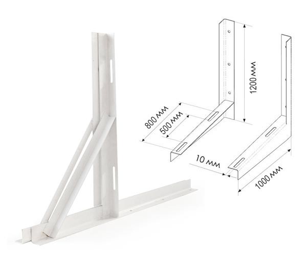 Кронштейн для кондиционера 1000x1200