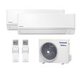 Мульти сплит-система Panasonic 2 x CS-TZ25WKEW / CU-2E18PBD