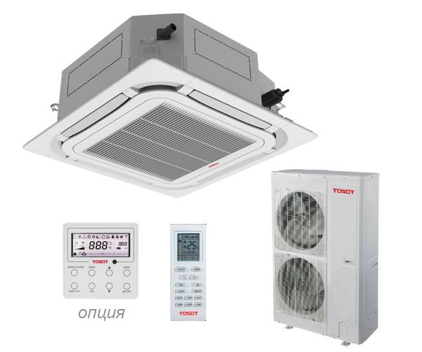 Кассетный кондиционер Tosot T60H-ILC/I / T60H-ILU/O Кассетный кондиционер Tosot T60H-ILC/I / T60H-ILU/O