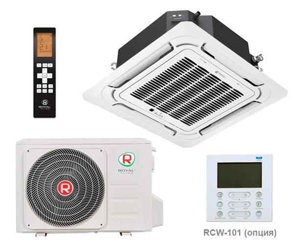 Кассетный кондиционер ROYAL CLIMA ES-C 18HRCX / ES-E 18HCX / ES-C pan / 1X Кассетный кондиционер ROYAL CLIMA ES-C 18HRCX / ES-E 18HCX / ES-C pan / 1X