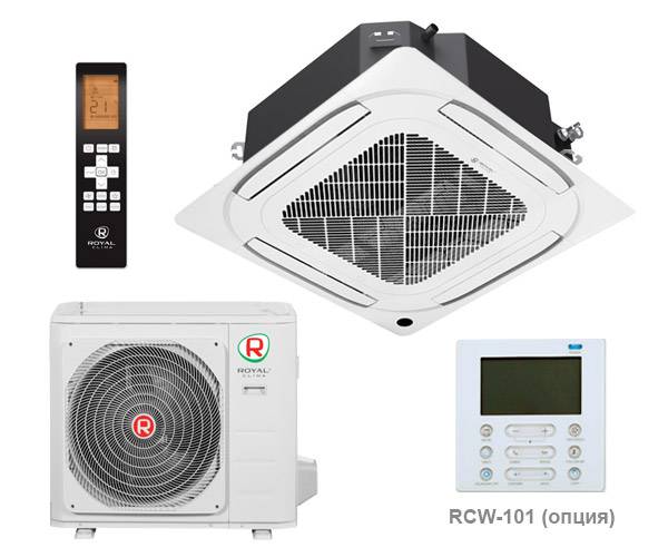 Кассетный кондиционер ROYAL CLIMA ES-C 24HRCX / ES-E 24HCX / ES-C pan / 2X Кассетный кондиционер ROYAL CLIMA ES-C 24HRCX / ES-E 24HCX / ES-C pan / 2X