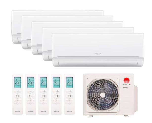 Мульти сплит-система Cherbrooke 5 х CSI-M09HRN1 / COI-5M42HN1 Мульти сплит-система Cherbrooke 5 х CSI-M09HRN1 / COI-5M42HN1