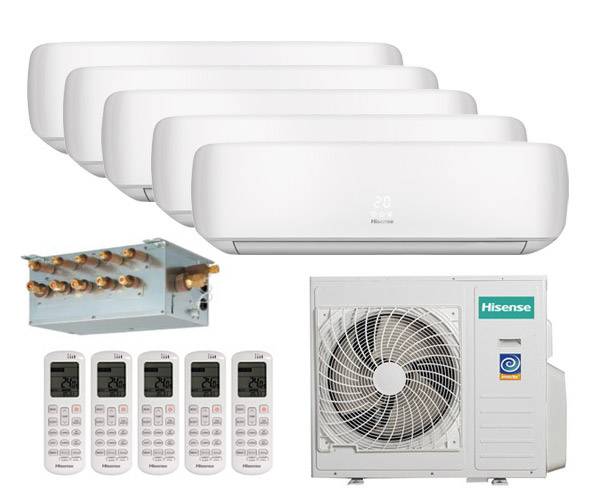 Мульти сплит-система Hisense 5 x AMS-09UR4SVETG67 / AMW-42U4SE / F15E(Е) Мульти сплит-система Hisense 5 x AMS-09UR4SVETG67 / AMW-42U4SE / F15E(Е)