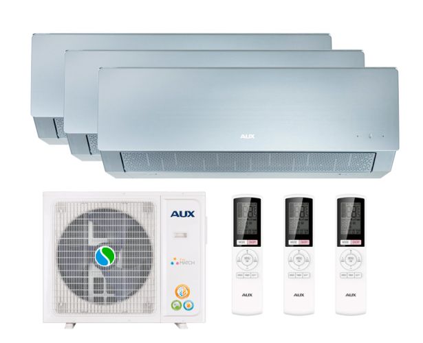 Мульти сплит-система AUX 3 x AMWM-H09/4R2(CC) / AM3-H27/4DR2. Фото 2