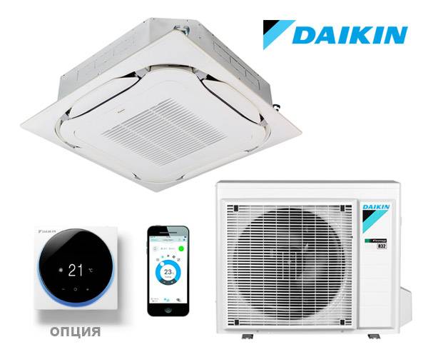 Кассетный кондиционер Daikin FCAG60B / RXM60R / BYCQ140E Кассетный кондиционер Daikin FCAG60B / RXM60R / BYCQ140E