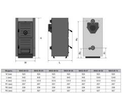 Твердотопливный котел Kentatsu MAX-M-04