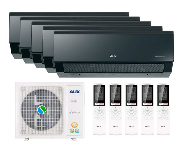 Мульти сплит-система AUX 5 x AMWM-H09/4R2(CC) / AM5-H42/4DR2. Фото 3