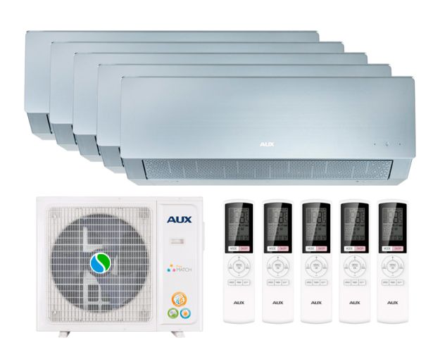 Мульти сплит-система AUX 5 x AMWM-H09/4R2(CC) / AM5-H42/4DR2. Фото 2