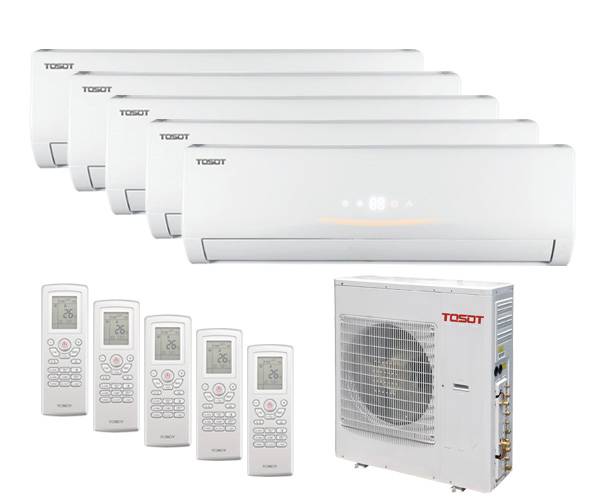 Мульти сплит-система Tosot 5 x T09H-SLyRA/I / T42H-FMA/O2 Мульти сплит-система Tosot 5 x T09H-SLyRA/I / T42H-FMA/O2