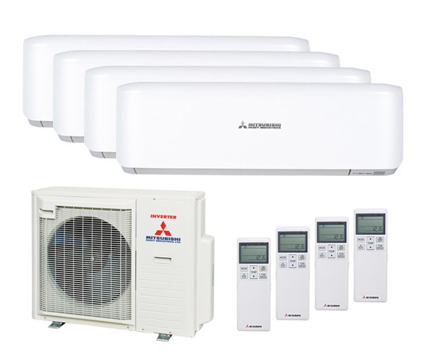 Мульти сплит-система Mitsubishi Heavy 4 x SRK20ZS-W / SCM71ZS-W Мульти сплит-система Mitsubishi Heavy 4 x SRK20ZS-W / SCM71ZS-W