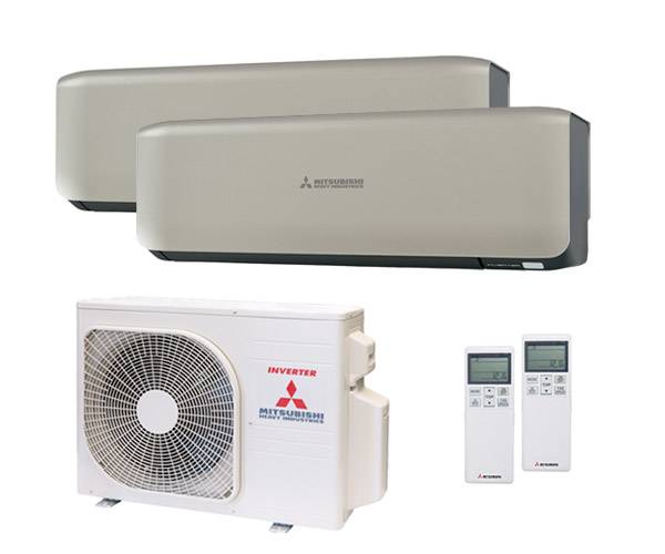 Мульти сплит-система Mitsubishi Heavy 2 x SRK20ZS-WT / SCM40ZS-W Мульти сплит-система Mitsubishi Heavy 2 x SRK20ZS-WT / SCM40ZS-W