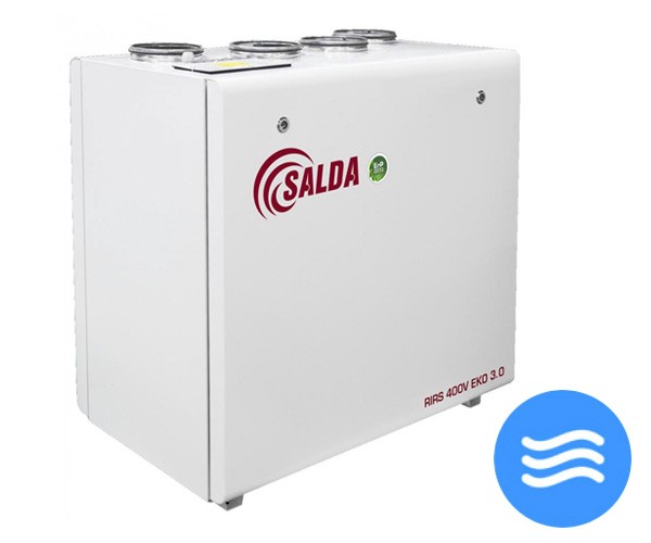 Приточно-вытяжная установка Salda RIRS 400 VWR/L EKO 3.0 Приточно-вытяжная установка Salda RIRS 400 VWR/L EKO 3.0