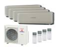 Мульти сплит-система Mitsubishi Heavy 4 x SRK20ZS-WT / SCM71ZМ-S1