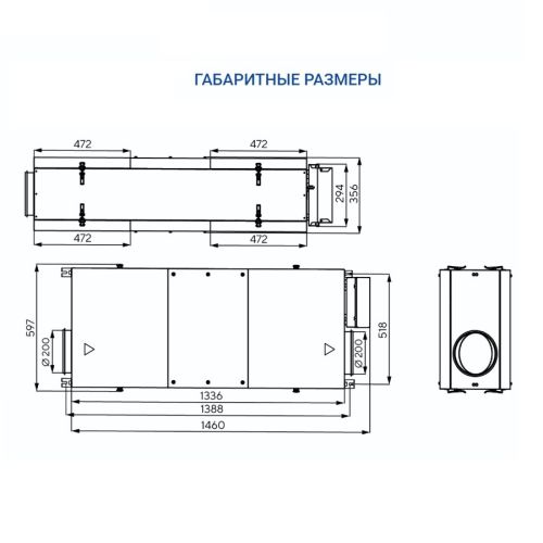 Приточная установка Turkov i-VENT-450 E. Фото 6