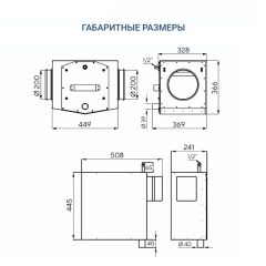 Адиабатический увлажнитель воздуха Turkov HumiBox 600