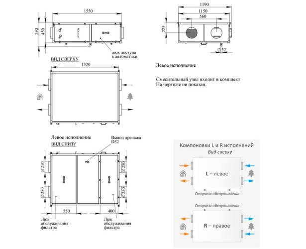 Приточно-вытяжная установка Breezart 1000 Aqua EP SB. Фото 4 Приточно-вытяжная установка Breezart 1000 Aqua EP SB. Фото 4