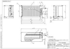 Фреоновый испаритель для прямоугольных каналов MINIBOX.EF 600-350