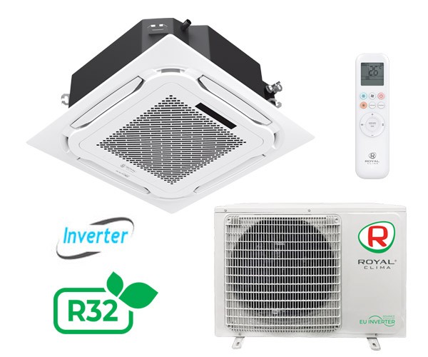 Кассетный кондиционер ROYAL CLIMA CO-4C 12HNI / CO-E 12HNI Кассетный кондиционер ROYAL CLIMA CO-4C 12HNI / CO-E 12HNI