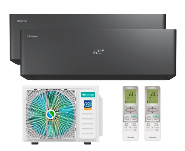 Мульти сплит-система Hisense 2 x AS-10UW4RXVQH01AG(B) / AMW2-18U4RXC LP Мульти сплит-система Hisense 2 x AS-10UW4RXVQH01AG(B) / AMW2-18U4RXC LP