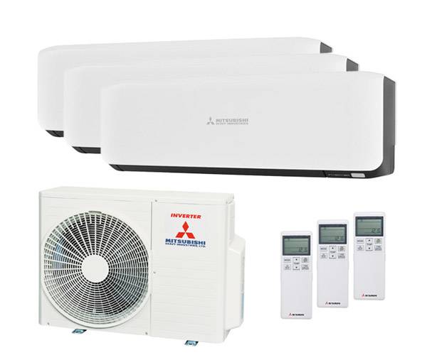 Мульти сплит-система Mitsubishi Heavy 3 x SRK20ZS-WB / SCM50ZS-S1 Мульти сплит-система Mitsubishi Heavy 3 x SRK20ZS-WB / SCM50ZS-S1