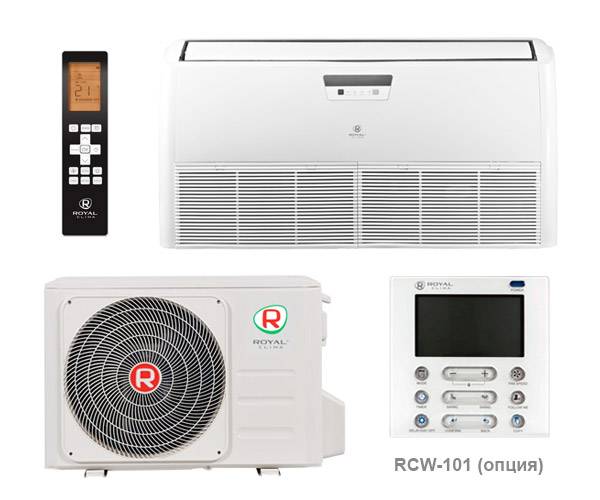 Потолочный кондиционер ROYAL CLIMA ES-F 24HRCX / ES-E 24HCX Потолочный кондиционер ROYAL CLIMA ES-F 24HRCX / ES-E 24HCX