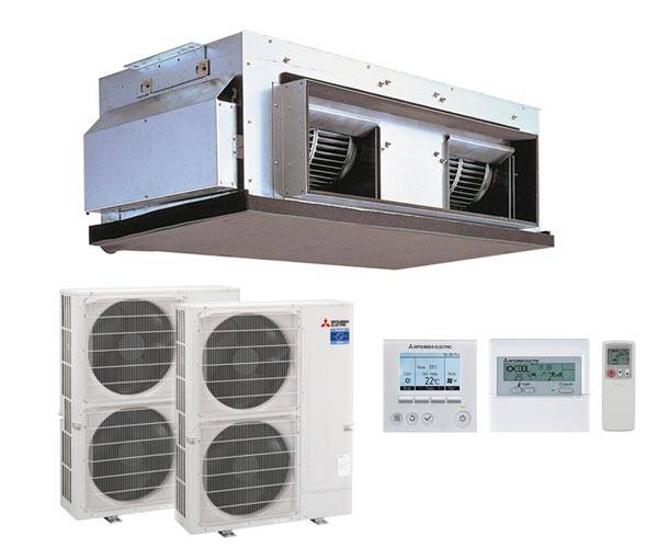 Канальный кондиционер Mitsubishi electric PEA-RP400GAQ / 2xPUHZ-P200YKA Канальный кондиционер Mitsubishi electric PEA-RP400GAQ / 2xPUHZ-P200YKA