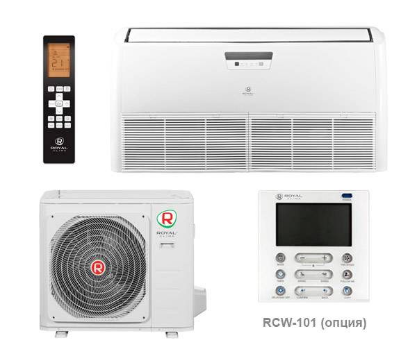 Потолочный кондиционер ROYAL CLIMA ES-F 36HRX / ES-E 36HX
