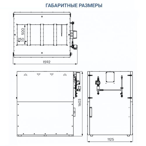Приточно-вытяжная установка Turkov Zenit Cool Heco V 1500 W. Фото 6