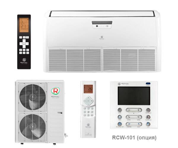 Потолочный кондиционер ROYAL CLIMA ES-F 60HRX / ES-E 60HX