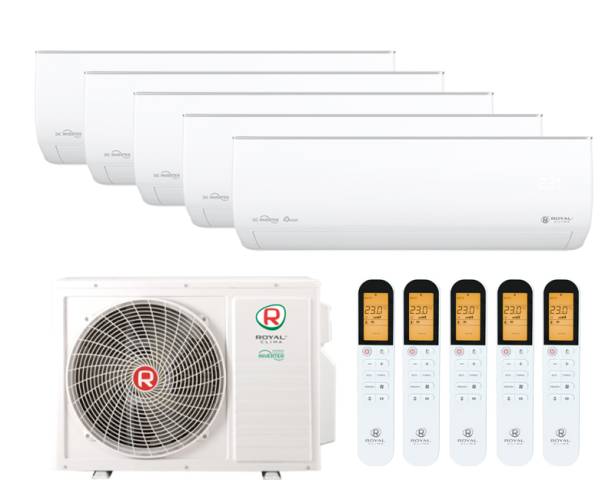 Мульти сплит-система Royal Clima 5 х RCI-GLD09HN / 5TFM-42HN/OUT Мульти сплит-система Royal Clima 5 х RCI-GLD09HN / 5TFM-42HN/OUT