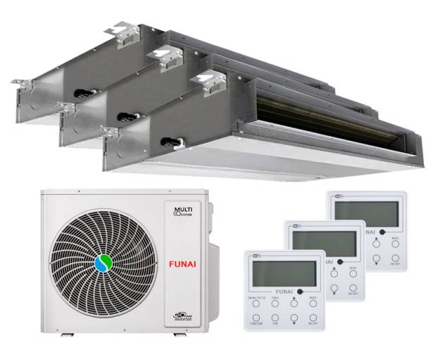 Мульти сплит-система Funai 2 x RAM-I-OK30HP.D01 / 1х RAM-I-OK35HP.D01 / RAM-I-3OK80HP.01 Мульти сплит-система Funai 2 x RAM-I-OK30HP.D01 / 1х RAM-I-OK35HP.D01 / RAM-I-3OK80HP.01