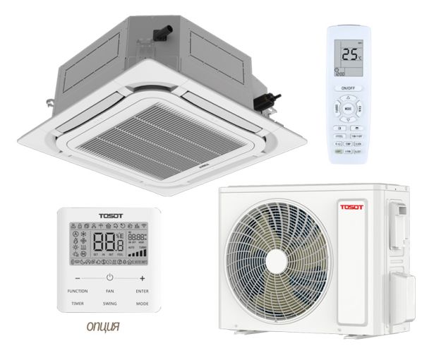 Кассетный кондиционер Tosot T12H-ILCA/I / T12H-ILUA/O Кассетный кондиционер Tosot T12H-ILCA/I / T12H-ILUA/O
