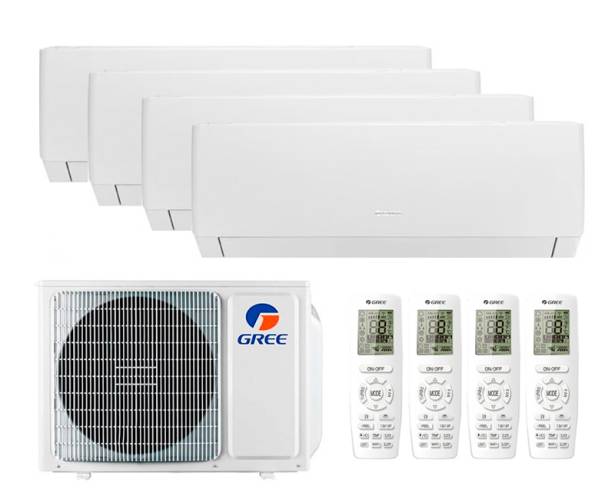 Мульти сплит-система Gree 4 x GWH09AGAXA-K6DNA4C/I / GWHD(36)NK6OO (LCLH) Мульти сплит-система Gree 4 x GWH09AGAXA-K6DNA4C/I / GWHD(36)NK6OO (LCLH)