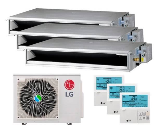 Мульти сплит-система LG 2x CL09R.N20 1х CL12R.N20 / MU4R27.U42 Мульти сплит-система LG 2x CL09R.N20 1х CL12R.N20 / MU4R27.U42