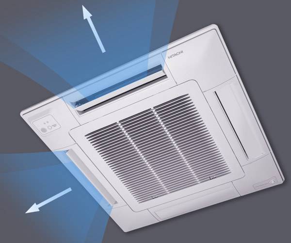 Кассетный блок мульти сплит-системы Hitachi RAI-35QPB / RAI-ECPP. Фото 3 Кассетный блок мульти сплит-системы Hitachi RAI-35QPB / RAI-ECPP. Фото 3