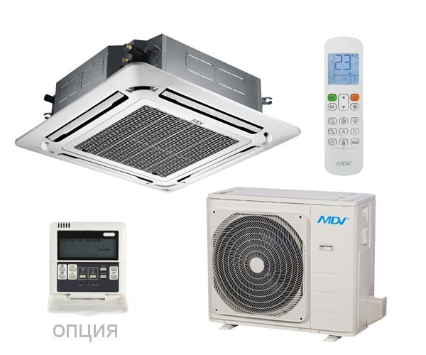 Кассетный кондиционер MDV MDCF-24HRN1 / MDOU3-24HN1-L Кассетный кондиционер MDV MDCF-24HRN1 / MDOU3-24HN1-L
