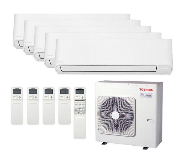 Мульти сплит-система Toshiba 5 x RAS-B07E2KVG-EE / RAS-5M34U2AVG-E Мульти сплит-система Toshiba 5 x RAS-B07E2KVG-EE / RAS-5M34U2AVG-E