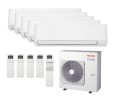 Мульти сплит-система Toshiba 5 x RAS-B07E2KVG-EE / RAS-5M34U2AVG-E