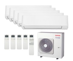 Мульти сплит-система Toshiba 5 x RAS-B07E2KVG-EE / RAS-5M34U2AVG-E